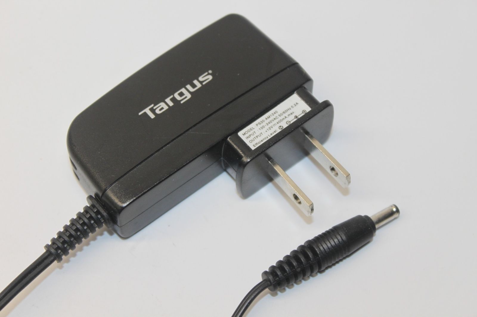 New 12V 400mA Targus PS30-AM1240 Power Supply Ac Adapter - Click Image to Close